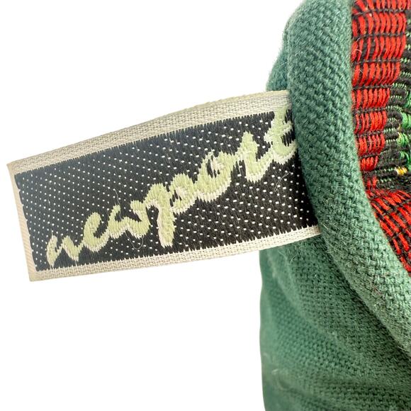 Vintage Santa Woven Tapestry Pillow w/Piped Edge– 11.5" Square by Newport ~ - Picture 6 of 7